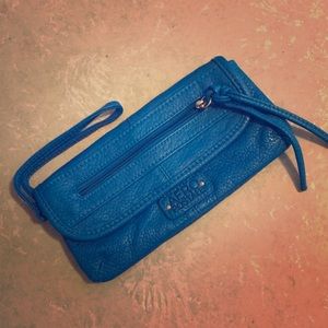 Blue Aeropostale Clutch